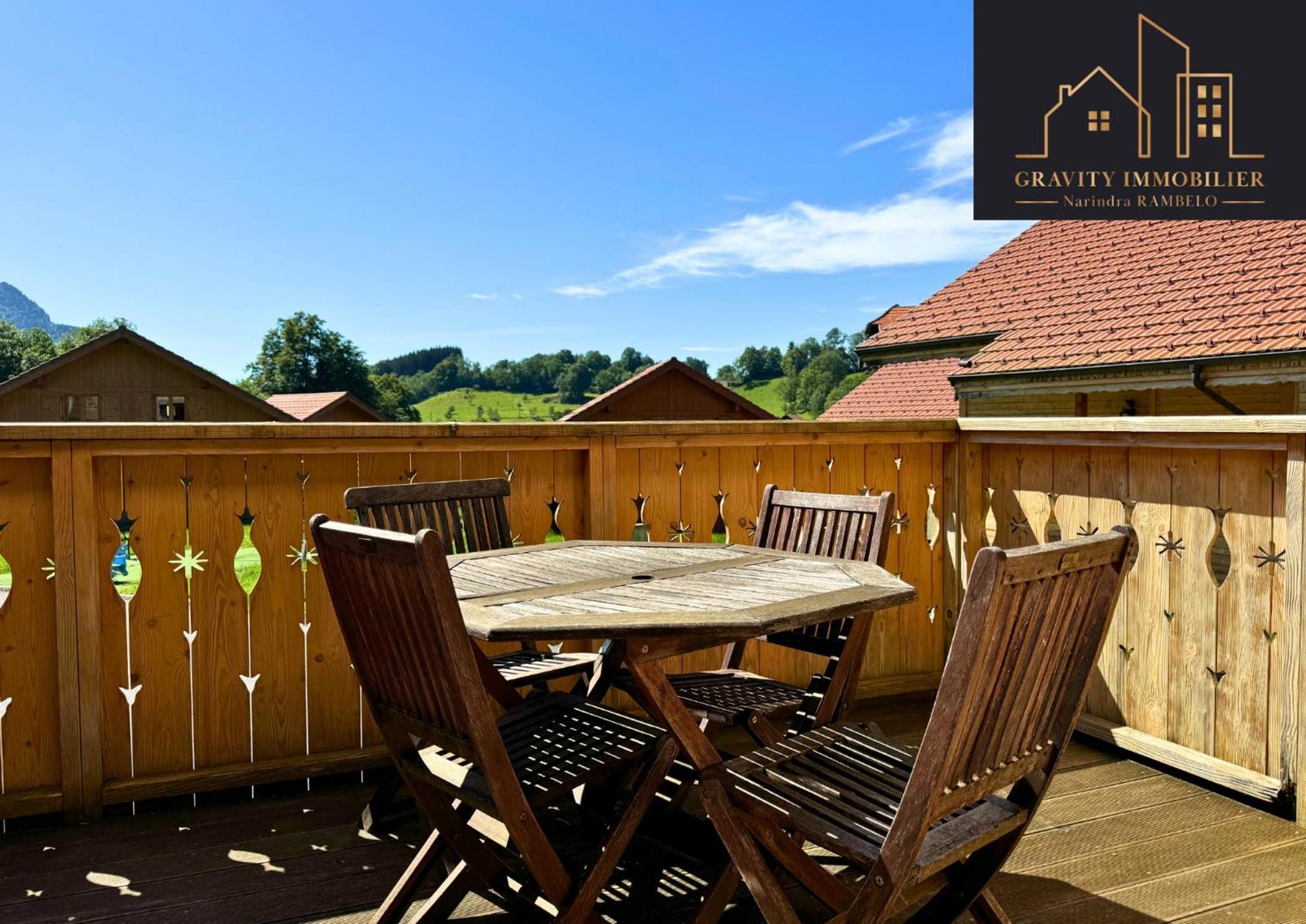 Chalet Duplex Mont-Saxonnex "Le Jarbay " Exterior foto